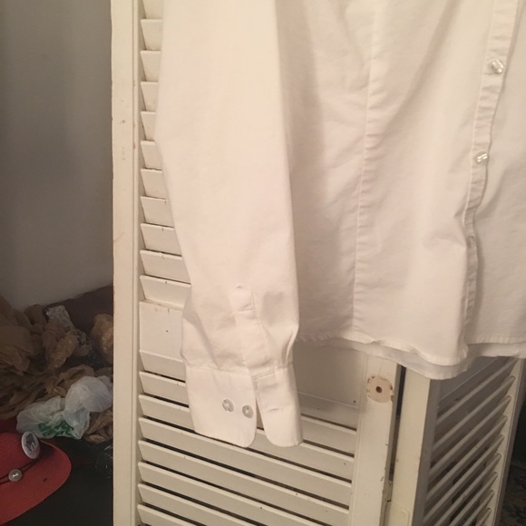 🔴GEORGE Top-BLOUSE Button down Long Sleeve  cuffs - Picture 4 of 5